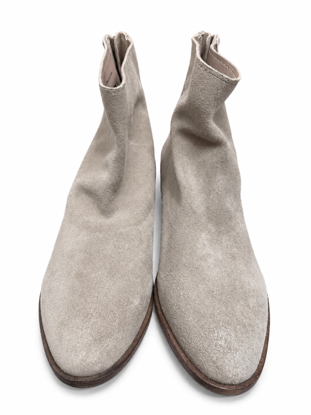 Dolce Vita Women’s Taupe Suede Ankle Booties. Size: 8